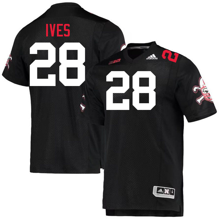 #28 Kwinten Ives Nebraska Jersey,Nebraska Cornhuskers Football Uniforms,Jersey-Black #28 Kwinten Ives Nebraska Jersey,Nebraska Cornhuskers Football Uniforms,Jersey-Black